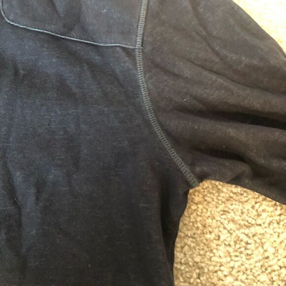 MERREL Selectwick 3/4 Zip Navy Sweater Medium - Picture 9 of 15